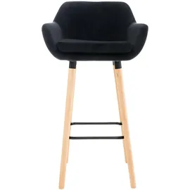 TPFLiving Barhocker 55 x 99 x 46 cm Schwarz