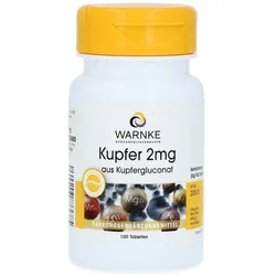 Kupfer 2 mg aus Kupfergluconat Tabletten 100 St