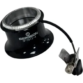 Bergeon Brillenlupe 7913-4 2,5x mit Klammer Schwarz