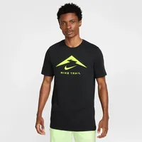Nike Dri-FIT Trail Running, BLACK/VOLT, L