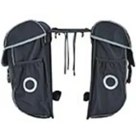 Prophete Fahrradtasche, 2x20L. wasserabweisend, SCHWARZ 20 LITER