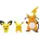 Jazwares Evolution Pokemon Figuren Set Pichu Pikachu Raichu 3er Set