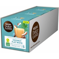 Nescafé Dolce Gusto Coconut Flat White 3er Set Kokosnuss Kaffee 3x12 Portionen