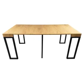 Hti-Living Jenrik 180 x 90 x 76 cm ausziehbar Eiche hell/beige