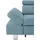 exxpo - sofa fashion Eckcouch Kunstleder 2-Sitzer Blau