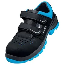 Uvex 2 xenovaÂ Sandalen S1 95539 schwarz, blau Weite 12 Größe 46 - - 46)
