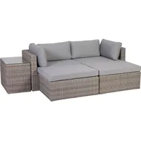 Greemotion Palma Lounge-Set braun/grau