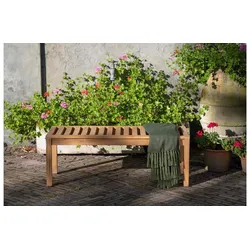 Gartenbank Comfort ohne Rückenlehne, 120 cm