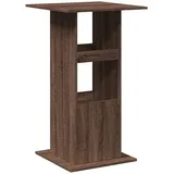 vidaXL Bartisch mit Ablagen 60 x 60 x 102 cm Braun Eiche