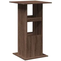 vidaXL Bartisch mit Ablagen 60 x 60 x 102 cm Braun Eiche