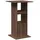 vidaXL Bartisch mit Ablagen 60 x 60 x 102 cm Braun Eiche