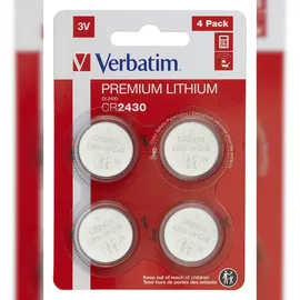 Verbatim CR2430 Einwegbatterie, Lithium Batterie 49534
