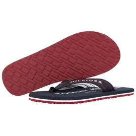 Tommy Hilfiger Sporty Beach Slipper Blau - Große 40 - Blau - 40
