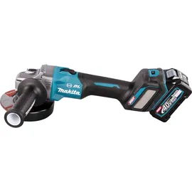Makita GA023GM206 Akku-Winkelschleifer 125 mm inkl. 2 x 4,0 Ah Akku + Schnellladegerät im MAKPAC + Side-Kick