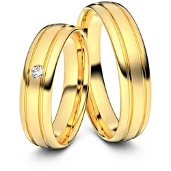 Trauringe Wesel 750er Gelbgold - 0074