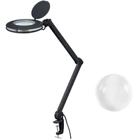 TOOLCRAFT 2178611 LED-Lupenleuchte Schwarz 5 127 mm mit Klemmhalterung 8D 1.75x