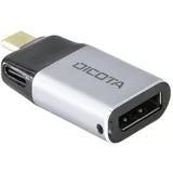 Dicota USB-C zu DisplayPort Mini Adapter mit PD Schwarz