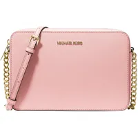 Michael Kors Jet Set Umhängetasche Saffianleder Powder Blush