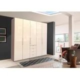 Wiemann Kleiderschrank »Loft«, Glasfront Trüffeleichefarben/Magnolie glas) , 81513823-0 B/H/T: 250 cm x 236 cm x 58 cm