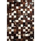 Vip-leather NEU KUHFELL Patchwork Teppich Cod 1652 (180 cm x 240 cm)