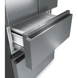 Hisense RF632N4WIE French Door (485 l, 2000 mm hoch, Edelstahl)