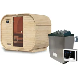 Karibu Quadro 1 Plus inkl. 9 kW Ofen + int. Steuerung