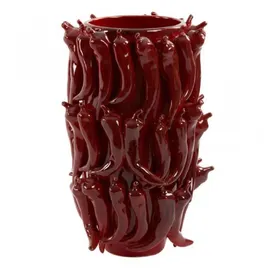 Light & Living Dekovase Vase mit roten Chilischoten Pepper (39cm)