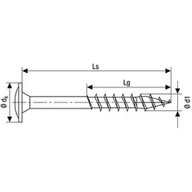 SPAX Tellerkopf T-Star 8,0x140/80 WIROX