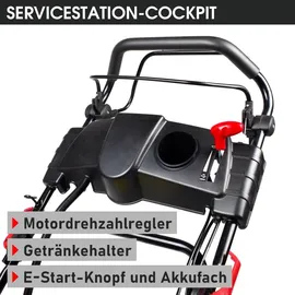 BRAST Benzin Rasenmäher 22224 ESTART 5,2 kW (7 PS)
