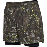 New Line nwlKANSAS 2in1 Laufshorts Herren 8217 terrain aop S