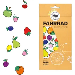 Fahrradaufkleber mit Obst - Fahrrad gestalten EINHEITSGRÖSSE