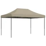 vidaXL Partyzelt Faltbar Pop-Up Taupe 440x292x315 cm