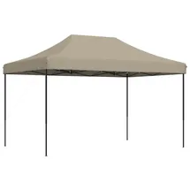vidaXL Partyzelt Faltbar Pop-Up Taupe 440x292x315 cm