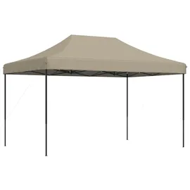 vidaXL Partyzelt Faltbar Pop-Up Taupe 440x292x315 cm