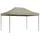vidaXL Partyzelt Faltbar Pop-Up Taupe 440x292x315 cm