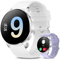 Colesma Smartwatch für iOS- und Android-Telefone,1,32" HD Bluetooth-Smartwatch für Damen mit Anrufannahme/Anruf, Sport-Fitnessuhr mit Schlafmonitor, Wasserdichter Aktivitäts-Tracker