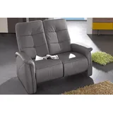 exxpo - sofa fashion 2-Sitzer »Tivoli, Kinosofa, bequem und komfortabel durch die Relaxfunktion«, (2-sitzig), schmale Armlehnen, hohe Rückenlehne grau
