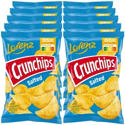 Lorenz Crunchips Salted 150 g, 10er Pack