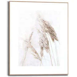 Reinders Wandbild 40 x 50 cm Breeze Grass Holz Beige