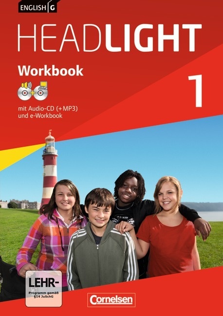English G Headlight - Allgemeine Ausgabe - Band 1: 5. Schuljahr  Workbook Mit Cd-Rom (E-Workbook) Und Audios Online - Gwen Berwick  Geheftet