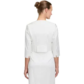 Vera Mont Bolerojacke mit Kellerfalten Weiß S