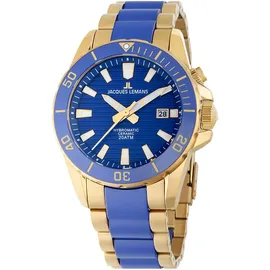 Jacques Lemans Hybromatic 1-2222E Automatikuhr Blau 42 mm 1-2222E