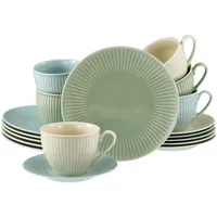 CreaTable Valencia Pastell Kaffeeservice 18-tlg.