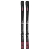 SALOMON Damen All-Mountain Ski E S/MAX N°10 + M11, Black/Cordovan Metallic/Silver Meta, 162