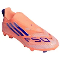 adidas F50 League Laceless FG/MG Beam Orange / Lucid Blue / Cloud White 31