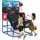 Costway Arcade Basketballkorb Schwarz 140 cm