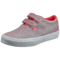 Vans Doheny V Sneaker, Glitter Sidewall Pink, 24 EU