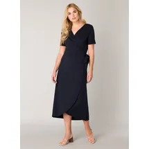 Base Level Wickelkleid Blau 38
