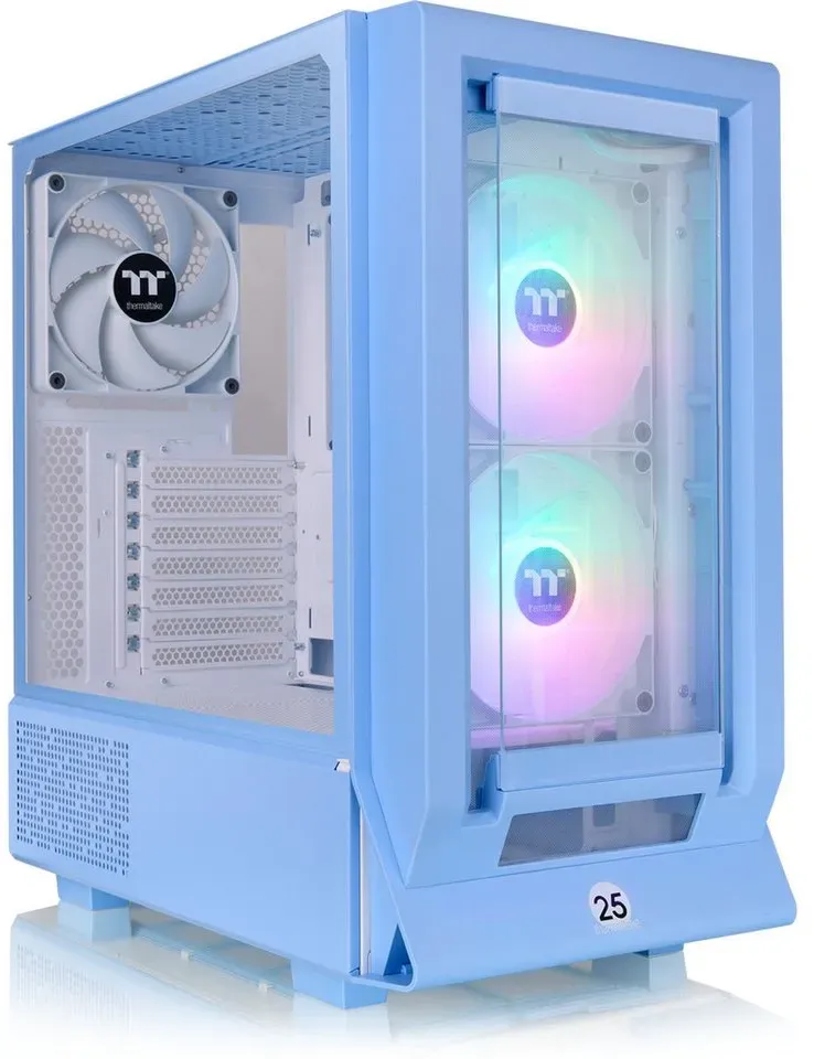 Thermaltake PC-Gehäuse Thermaltake Ceres 350 MX, Tower-Gehäuse blau