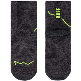Buff Dryflx Quarter Laufsocken 42-44 Schwarz/Grau